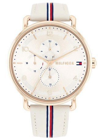 Tommy Hilfiger TH1782659 40 mm Bej Deri Kordon Analog Kadın Kol Saati
