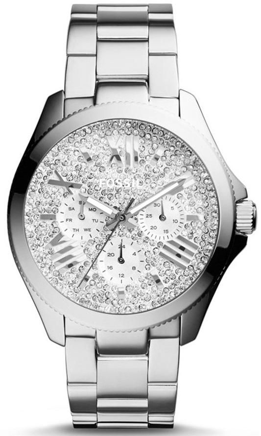 Fossil AM4601 36 mm Gri Çelik Kordon Analog Kadın Kol Saati