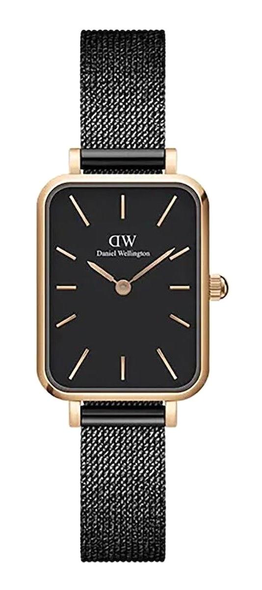 Daniel Wellington DW00100433 20 mm Siyah Çelik-Hasır Kordon Analog Kadın Kol Saati