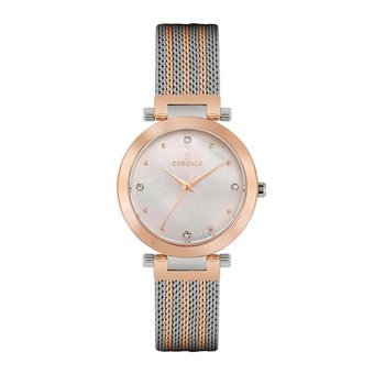 Essence ES6545FE.520 33 mm Gri-Rose Gold Çelik-Hasır Kordon Analog Kadın Kol Saati