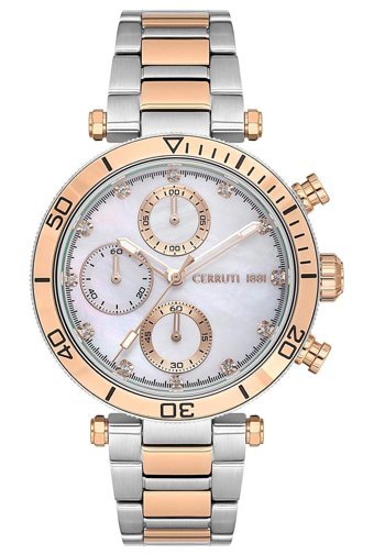 Cerruti 1881 CIWLI0049906 38 mm Gri-Rose Gold Çelik Kordon Analog Kadın Kol Saati