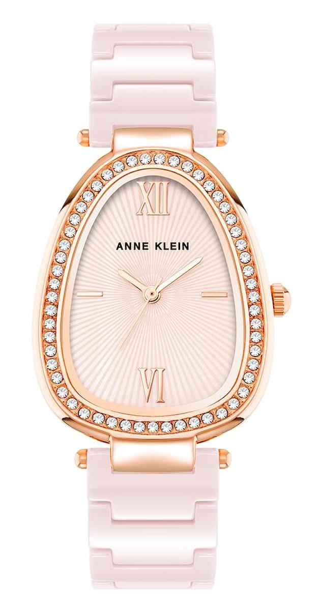 Anne Klein AK-5012RGBH 36 mm Pembe Metal Kordon Analog Kadın Kol Saati