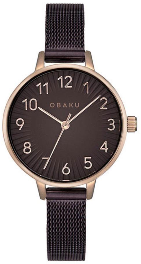 Obaku Denmark V237LXVNMN 30 mm Gri Çelik Kordon Analog Kadın Kol Saati