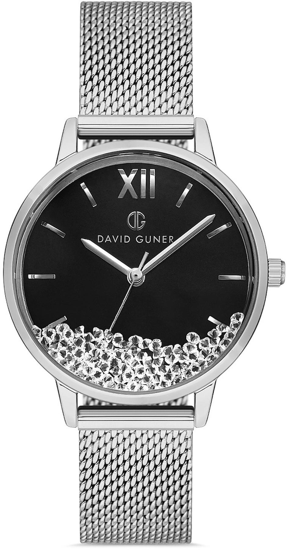 David Guner DG-8428LC-A2 33 mm Gri Çelik Kordon Analog Kadın Kol Saati
