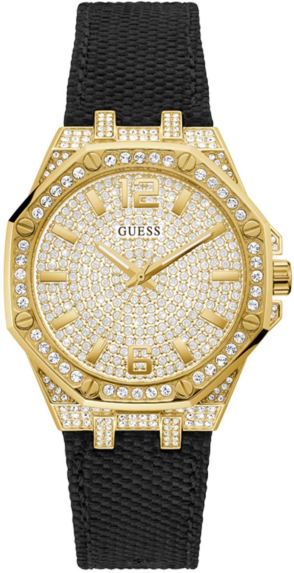 Guess GUGW0408L2 39 mm Siyah Kanvas Kordon Analog Kadın Kol Saati