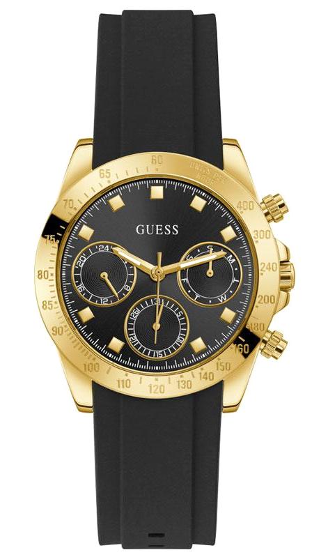 Guess GUGW0315L1 Takvimli 38 mm Siyah Metal Kordon Analog Kadın Kol Saati