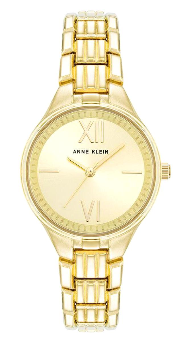 Anne Klein AK-4060CHGB 28 mm Altın Metal Kordon Analog Kadın Kol Saati