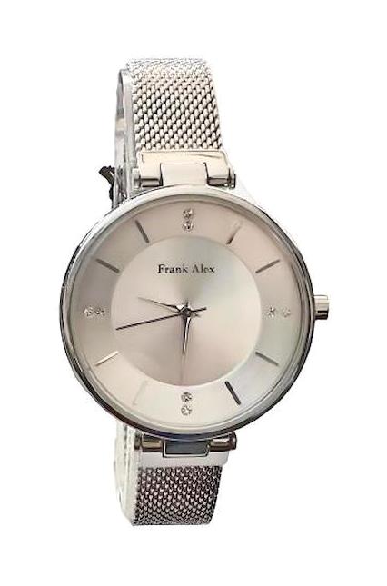 Frank Alex FA.1120.12506H.01.230049417F15A 36 mm Gri Hasır Kordon Analog Kadın Kol Saati