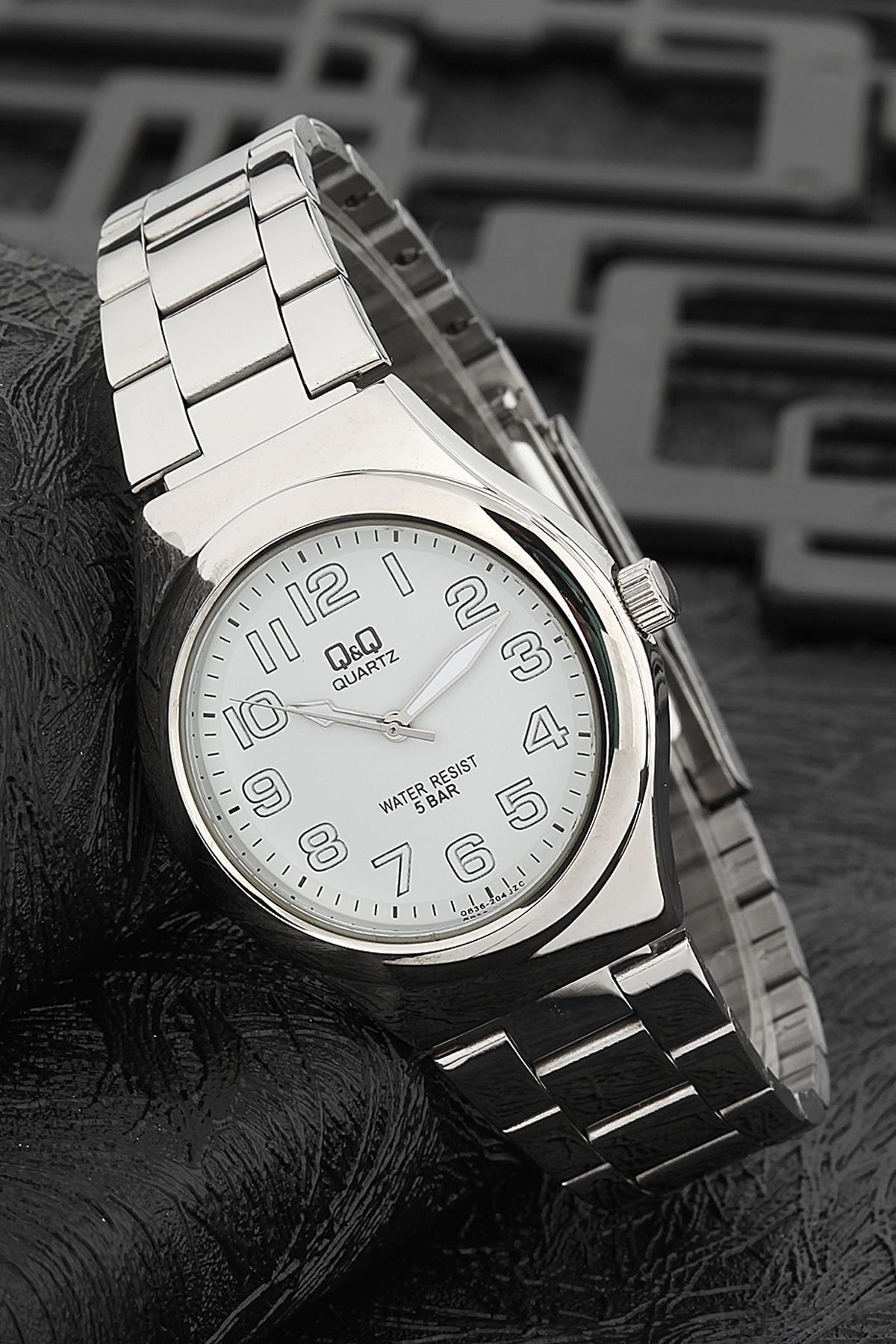 Q&Q 3G867 36 mm Gri Metal Kordon Analog Kadın Kol Saati