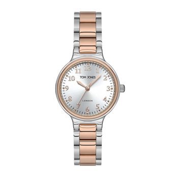 Tom Jones TOMJ.1.2318.05 26-30 mm Altın-Gri Çelik Kordon Analog Kadın Kol Saati