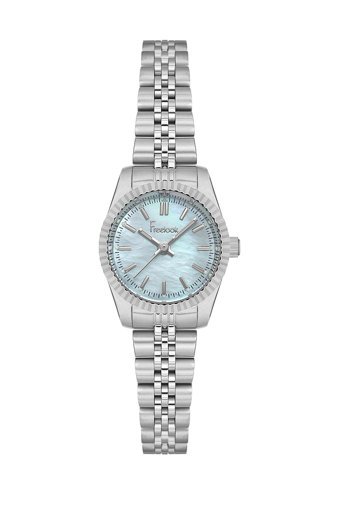 Freelook FL.1.10093.1 30 mm Gri Çelik Kordon Analog Kadın Kol Saati