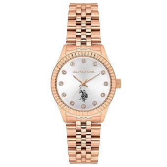 U.S. Polo Assn USPA2086-07 37 mm Rose Gold Metal Kordon Analog Kadın Kol Saati
