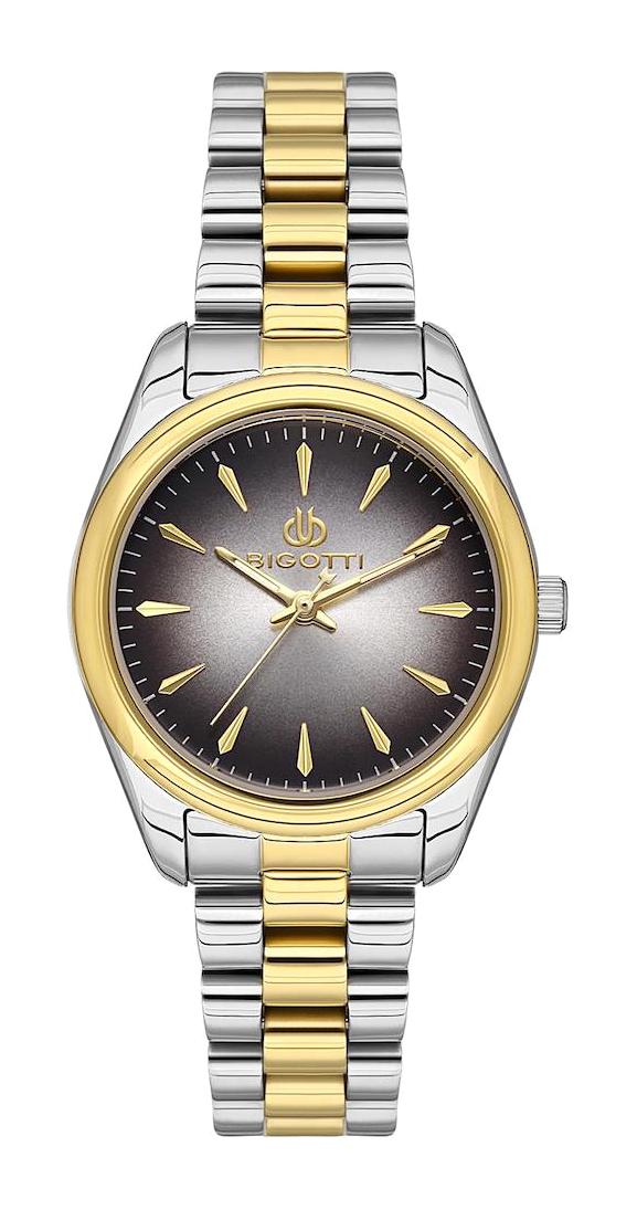 Bigotti BG.1.10480.3 36 mm Altın-Gri Çelik Kordon Analog Kadın Kol Saati