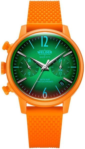 Welder Watch WWRP605 Takvimli 38 mm Turuncu Plastik Kordon Analog Kadın Kol Saati