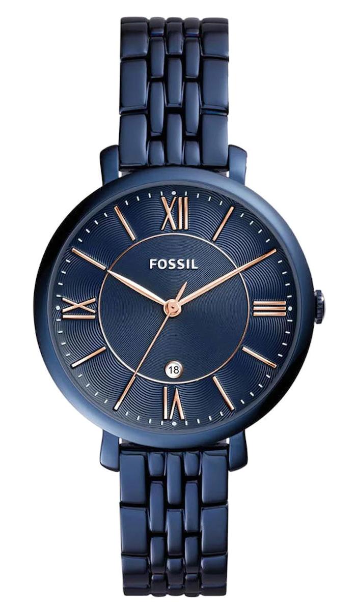 Fossil ES4094 36 mm Lacivert Çelik Kordon Analog Kadın Kol Saati