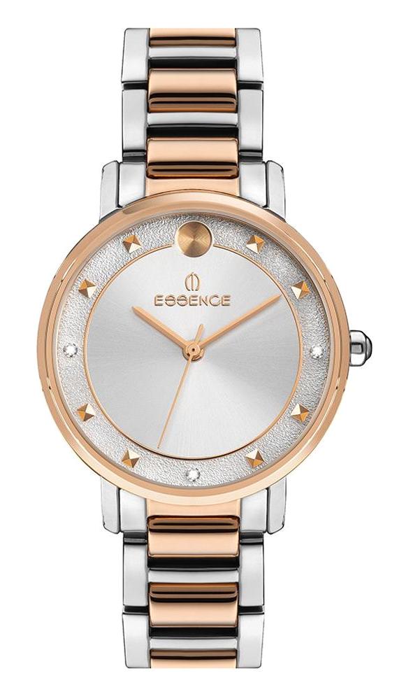Essence ES6665FE.530 34 mm Gri-Rose Gold Çelik Kordon Analog Kadın Kol Saati