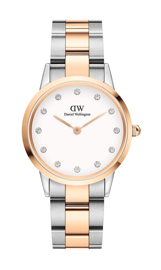 Daniel Wellington DW00100358 Gri-Rose Gold Metal Kordon Analog Kadın Kol Saati