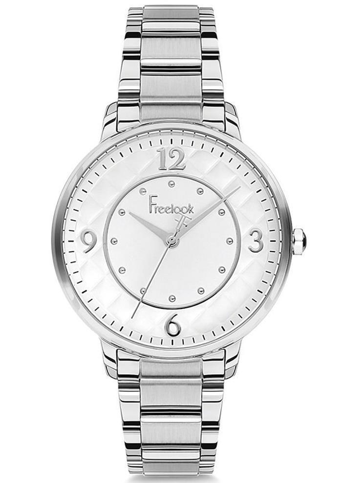 Freelook F.4.1035.01 38 mm Gri Çelik Kordon Analog Kadın Kol Saati