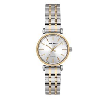 Tom Jones TOMJ.1.2317.03 31-35 mm Altın-Gri Çelik Kordon Analog Kadın Kol Saati