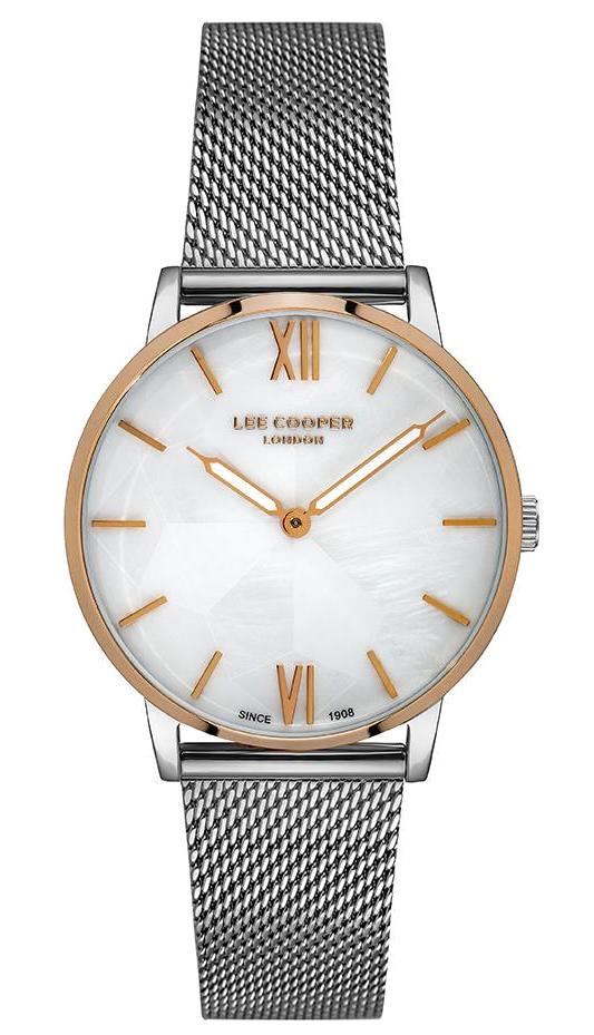 Lee Cooper LC0747.520 36 mm Gri Çelik Kordon Analog Kadın Kol Saati