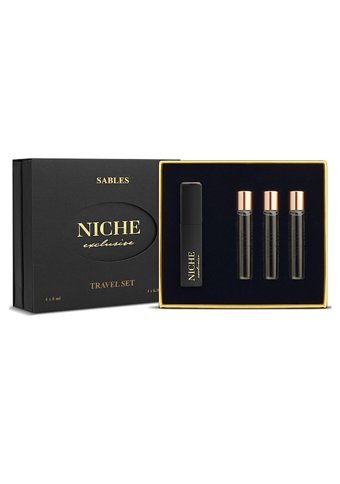 Niche Exclusive Sables Travel 4 Parça Mini Erkek Parfüm Seti EDP
