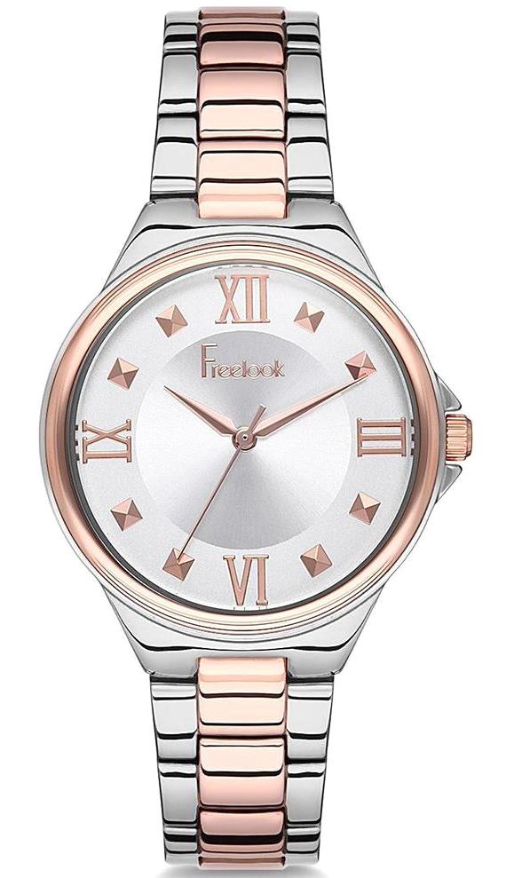 Freelook F.7.1053.05 38 mm Gri-Rose Gold Çelik Kordon Analog Kadın Kol Saati
