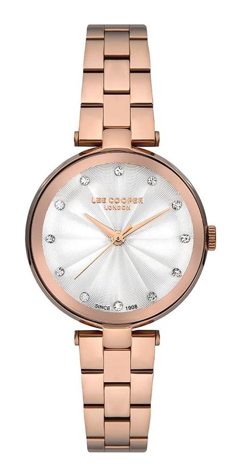 Lee Cooper LC07265.430 40 mm Rose Gold Metal Kordon Analog Kadın Kol Saati