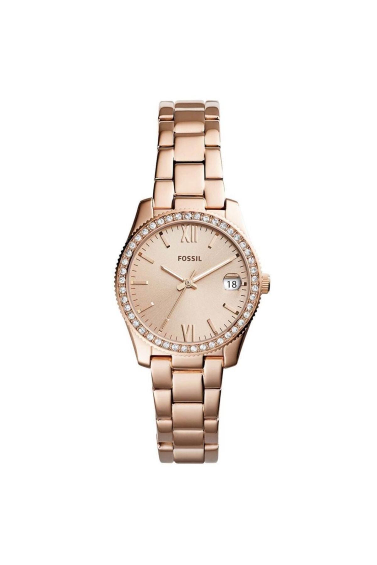 Fossil FES4318 32 mm Rose Gold Çelik Kordon Analog Kadın Kol Saati