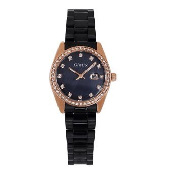 Dial X DX-5084-2 31-35 mm Siyah Metal Kordon Analog Kadın Kol Saati