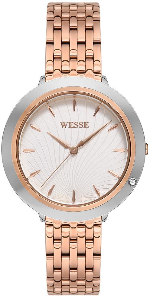Wesse WWL109405 35 mm Rose Gold Çelik Kordon Analog Kadın Kol Saati