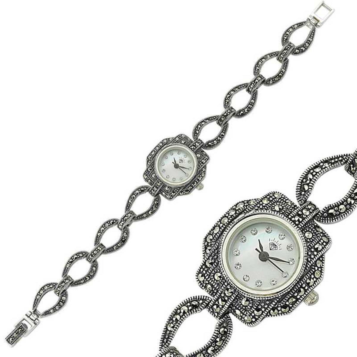 Stillove 26-30 mm Gri Metal Kordon Analog Kadın Kol Saati