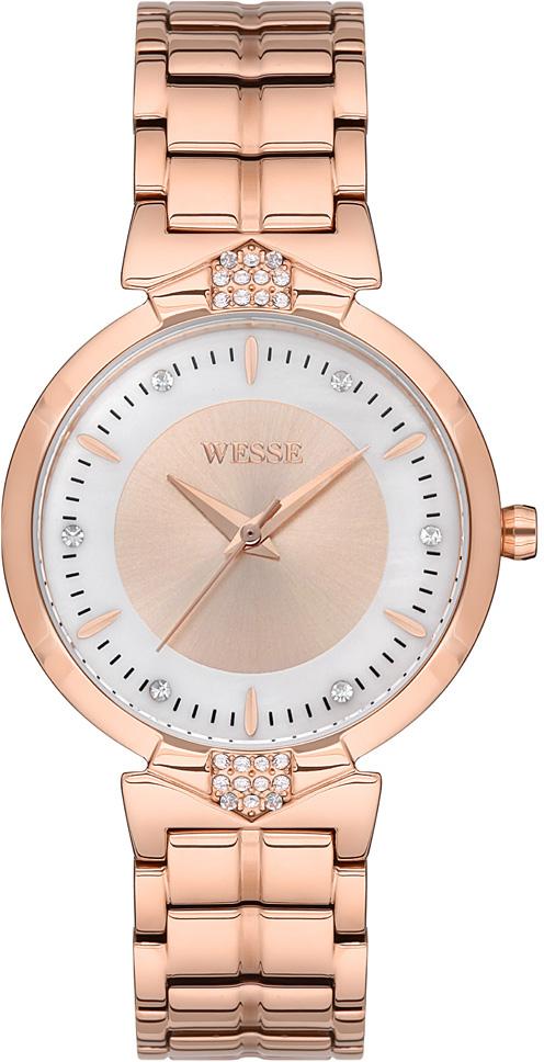 Wesse WWL301604 34 mm Rose Gold Çelik Kordon Analog Kadın Kol Saati