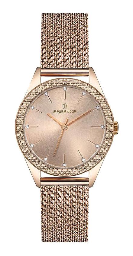 Essence ES6691FE.410 34 mm Rose Gold Hasır Kordon Analog Kadın Kol Saati