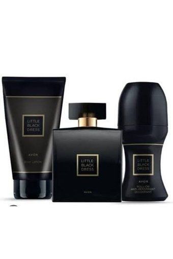 Avon Little Black Dress 3 Parça Kadın Parfüm Deodorant Seti EDP