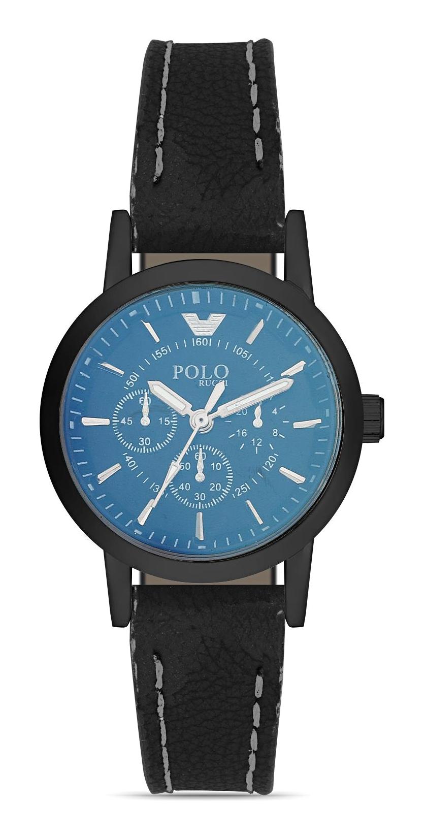 Polo Rucci BPBC13004 36 mm Siyah Deri Kordon Analog Kadın Kol Saati