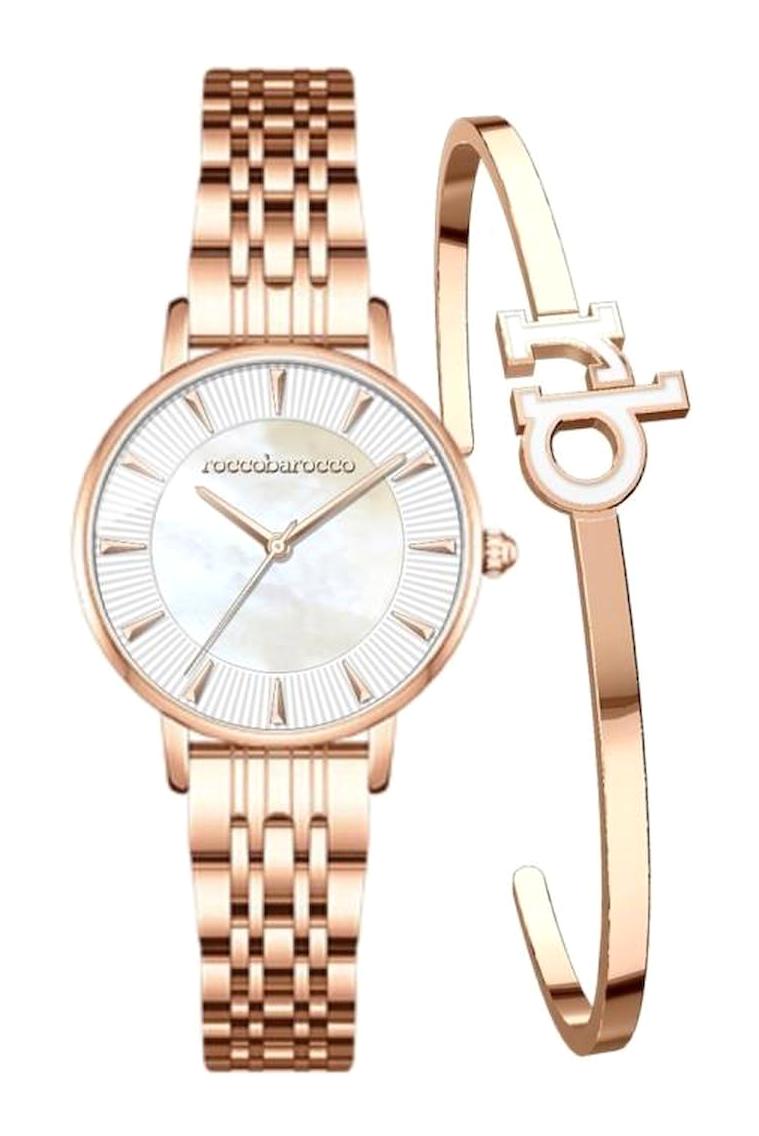 Rocco Barocco RB.4659L-03M 32 mm Rose Gold Çelik Kordon Analog Kadın Kol Saati