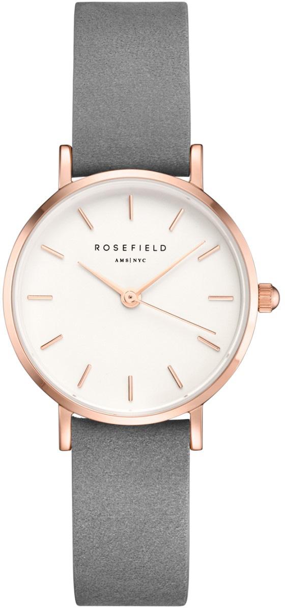 Rosefield 26WGR.264 26 mm Gri Deri Kordon Analog Kadın Kol Saati