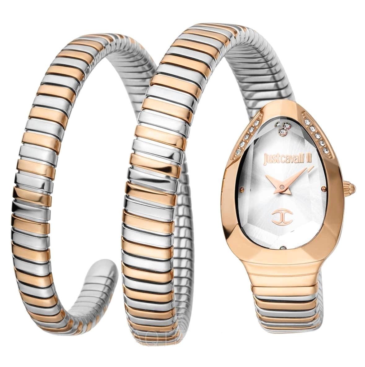 Just Cavalli JC1L209M0075 22 mm Gri-Rose Gold Çelik Kordon Analog Kadın Kol Saati