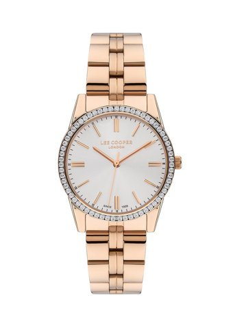 Lee Cooper LC07679.430 40 mm Bronz Çelik Kordon Analog Kadın Kol Saati