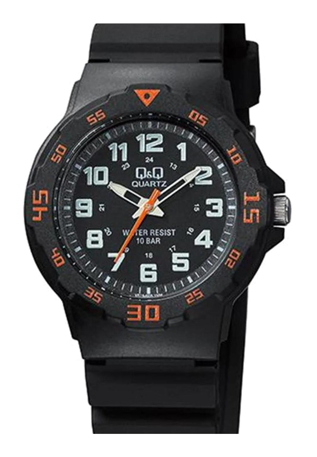 Q&Q VR19J008Y 40 mm Siyah Silikon Kordon Analog Kadın Kol Saati