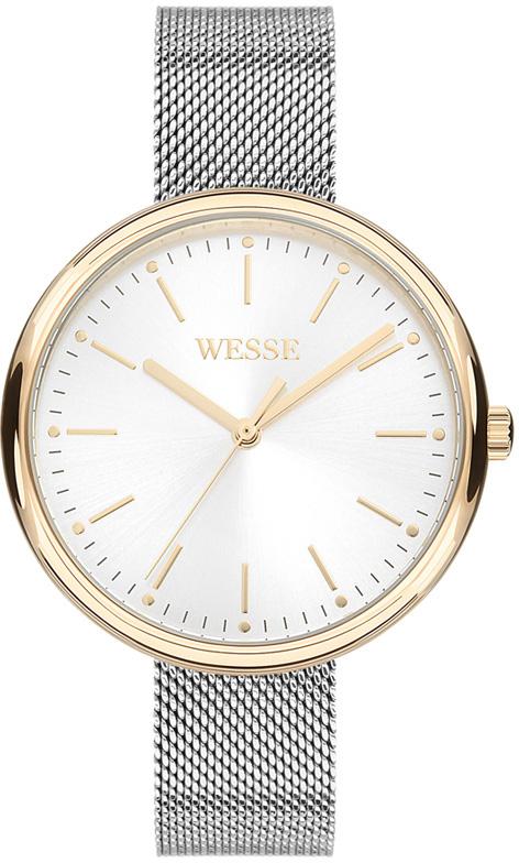 Wesse WWL5003-02M 43 mm Gri Çelik Kordon Analog Kadın Kol Saati