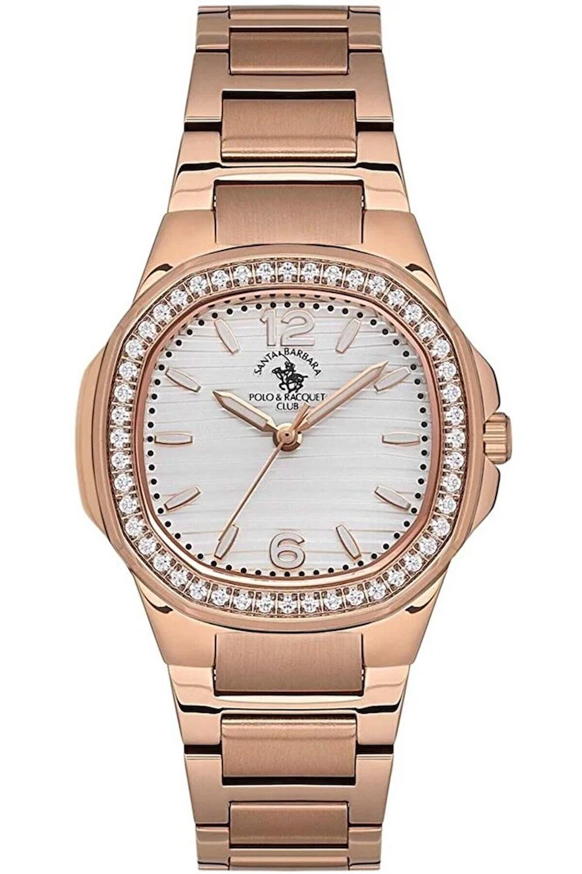 Santa Barbara Polo & Racquet Club SB.1.10481.6 32 mm Rose Gold Metal Kordon Analog Kadın Kol Saati