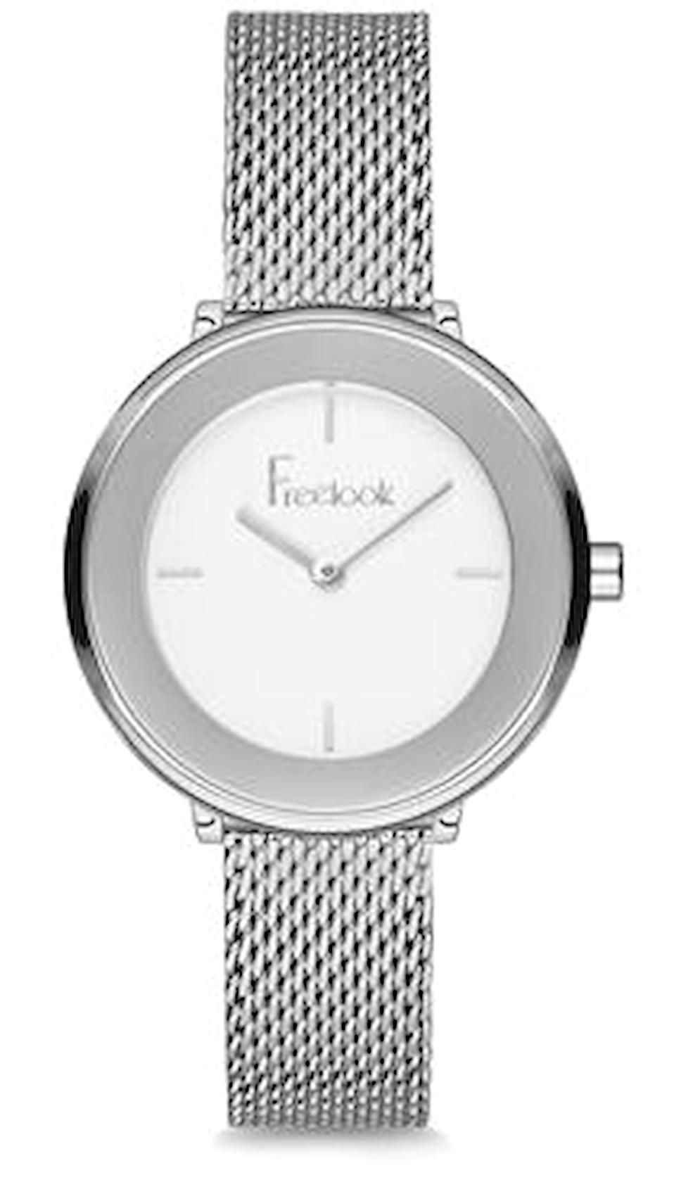 Freelook F.8.1050.01 35 mm Gri Metal Kordon Analog Kadın Kol Saati