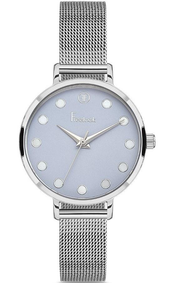 Freelook F.1.1050.01 40 mm Gri Çelik Kordon Analog Kadın Kol Saati