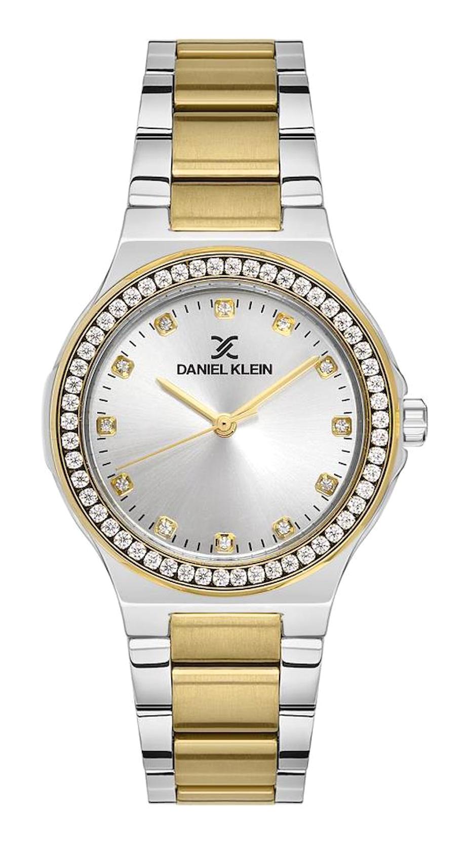 Daniel Klein DK102-DK.1.13463-4 33 mm Altın-Gri Çelik Kordon Analog Kadın Kol Saati