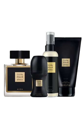 Avon Little Black Dress 4 Parça Kadın Parfüm Deodorant Seti EDP