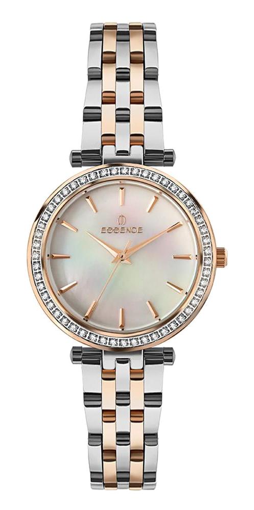Essence ES6640FE.520 42 mm Altın-Gri Çelik Kordon Analog Kadın Kol Saati