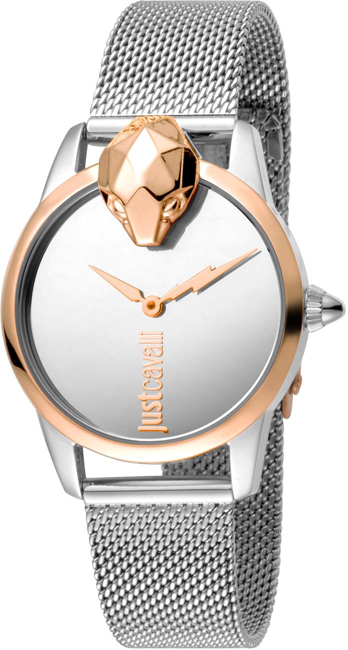 Just Cavalli JC1L057M0105 32 mm Gri Çelik Kordon Analog Kadın Kol Saati