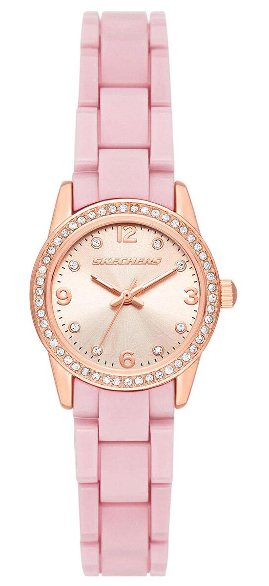 Skechers SR6279 26 mm Pembe Plastik Kordon Analog Kadın Kol Saati