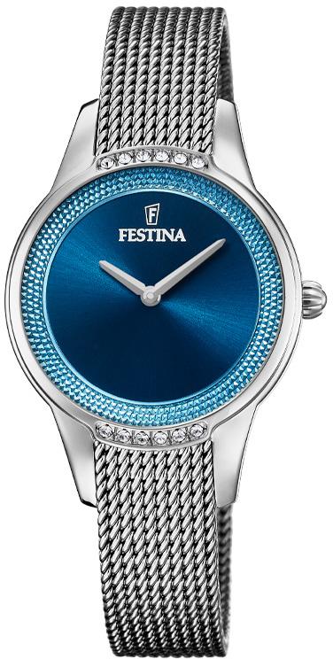 Festina F20494-2 34 mm Gri Çelik Kordon Analog Kadın Kol Saati